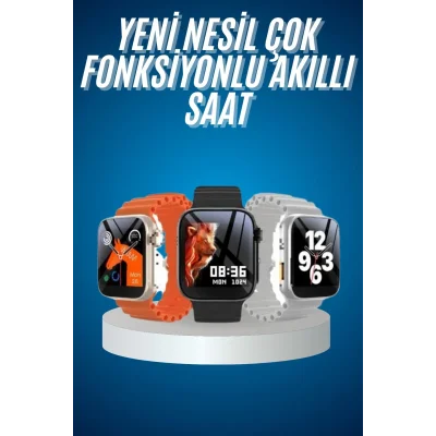  Yeni Nesil Akıllı Saat Müzik Dinleme Bildirim Görme Sesli Asistan Desteği
