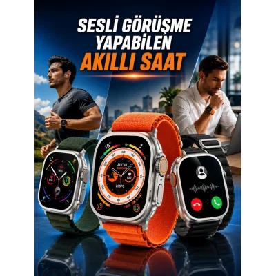 BUĞZ Yeni Nesil Akıllı Saat Nabız Ölçer Sağlık Ölçer ve Kalori Ölçer Uyku Takibi NFC Özelliği