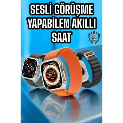 BUĞZ Yeni Nesil Akıllı Saat Nabız Ölçer Sağlık Ölçer ve Kalori Ölçer Uyku Takibi NFC Özelliği - BUĞZ