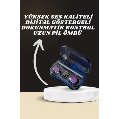  Yeni Nesil Akıllı Saat ve Bluetooth Kulaklık Kampanyası Dijital Göstergeli Powerbankli