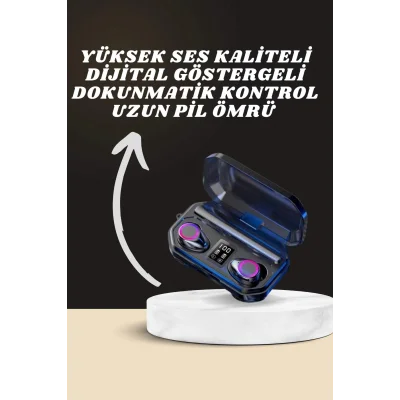 BUĞZ Yeni Nesil Akıllı Saat ve Bluetooth Kulaklık Kampanyası Dijital Göstergeli Powerbankli - BUĞZ