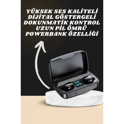 BUĞZ Yeni Nesil Akıllı Saat ve Bluetooth Kulaklık Kampanyası Dokunmatik Kare 7 Kordonlu - BUĞZ