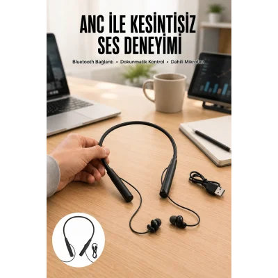 BUĞZ Yeni Nesil Bluetooth Kulaklık Kablolu Kulak İçi Dijital Göstergeli