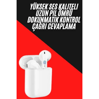 BUĞZ Yeni Nesil Çift Mikrofonlu Dokunmatik Kablosuz Bluetooth Kulaklık - BUĞZ