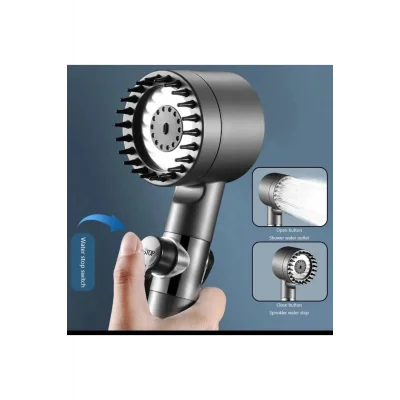 BUĞZ Yeni Nesil Masajlı Turbolu Çok Fonksiyonlu Filtreli Duş Başlığı