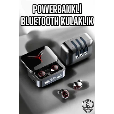 BUĞZ Yeni Nesil Powerbankli Bluetooth Bağlantılı Kablosuz Kulaklık - BUĞZ
