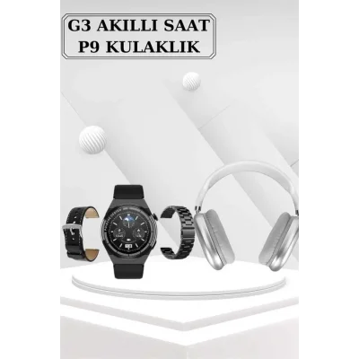 BUĞZ Yeni Nesil Sesli Görüşme Akıllı Saat ve Powerbank Çoklu Şarj Girişli Bluetooth Kulaklık Nabız Ölçer