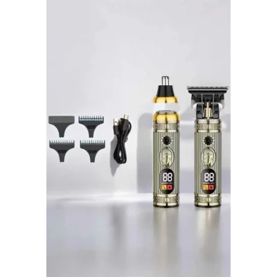  Yeni Nesil Tıraş Makinesi Pro 3 Başlıklı Dijital Göstergeli