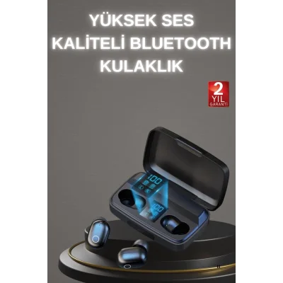  Yeni Nesil TWS Kablosuz Kulaklık Güçlü Batarya Yüksek Kalite Bluetooth 5.0 ANC Özelliği