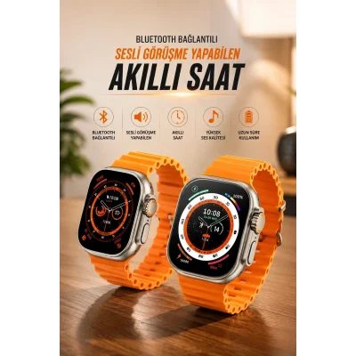 BUĞZ Yeni Nesil Ultra Akıllı Saat Adımsayar Uyku Takibi Nabız Sensörü