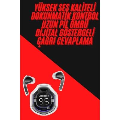 BUĞZ Yeni Nesil Ultrapods Pro Bluetooth Kulaklık Extra Bass Yüksek Mikrofon Kalitesi - BUĞZ