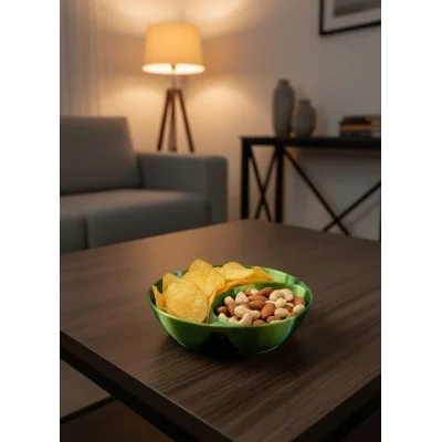 BUĞZ Yeşil Çerezlik Kase Seti 4 Adet 3x12 cm