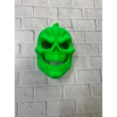 BUĞZ Yeşil Dekoratif Korku Maskesi Duvar Süsü - Lisinya