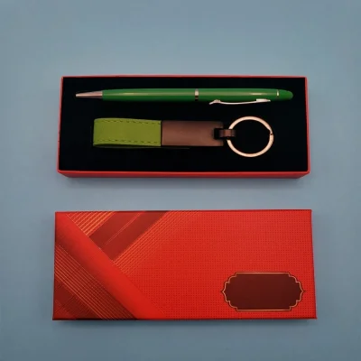 BUĞZ Yeşil Kalem ve Anahtarlık Seti