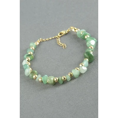 BUĞZ Yeşim Kırık Doğaltaş Bileklik