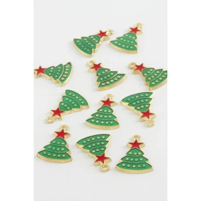 BUĞZ Yılbaşı Ağacı Mineli Kolye Ucu 1 Adet