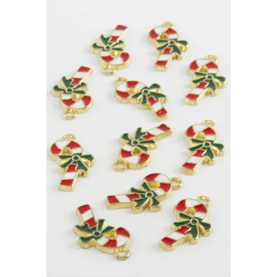 BUĞZ Yılbaşı Şekeri Mineli Kolye Ucu 1 Adet