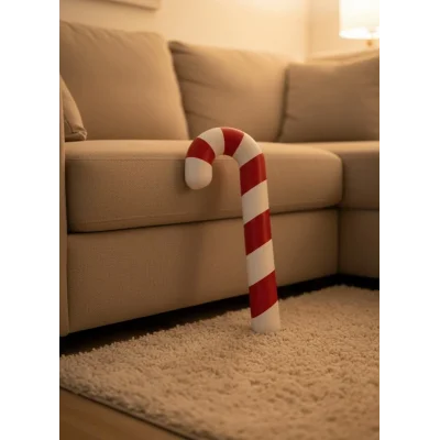 BUĞZ Yılbaşı Temalı Dekoratif Şeker Biblo Sıcak Salon Aksesuarı 13x34 cm