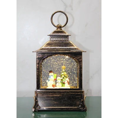 BUĞZ Yılbaşı Temalı Işıklı Müzikli Kar Küresi Alk3214