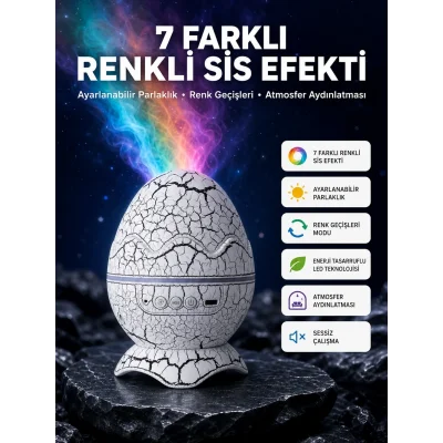 BUĞZ Yıldız Gökyüzü Efektli Çok Modlu Gece Işığı