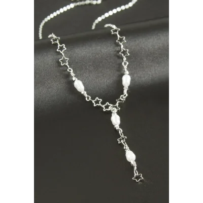 BUĞZ Yıldız İnci Y Kolye