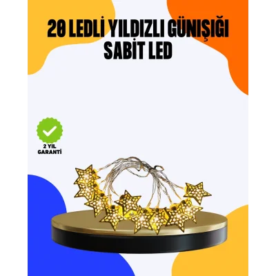 BUĞZ Yıldız Led Işık 5 Metre Dekoratif Aydınlatma Günışığı (Kopya)