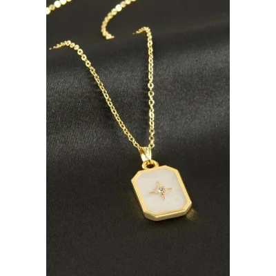 BUĞZ Yıldız Mineli Kolye