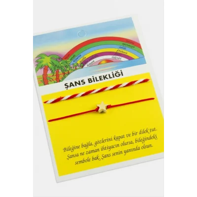 BUĞZ Yıldız Şans İp Bileklik