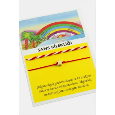 BUĞZ Yıldız Şans İp Bileklik
