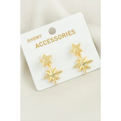  Yıldız Trend Metal Küpe