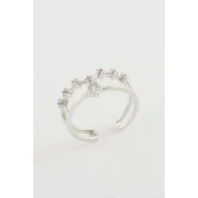  Yıldız Zirkon Taşlı Yüzük