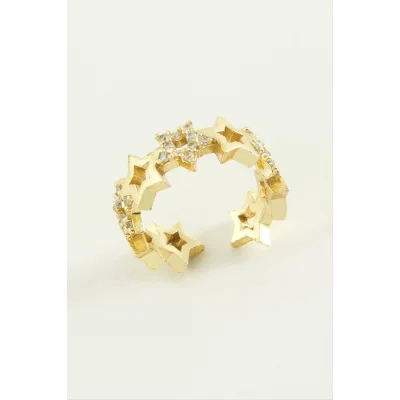  Yıldız Zirkon Taşlı Yüzük