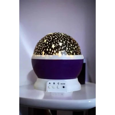 BUĞZ Yıldızlı Gökyüzü Projeksiyon Gece Lambası Hareketli Işık Şovu