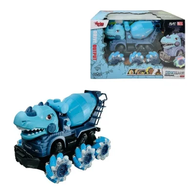  YJ-078-3 1:14 Uzaktan Kumandalı Full Fonksiyon 2.4G Dinozor Beton Mikseri