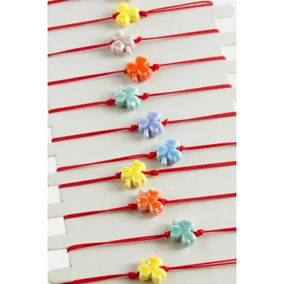  Yonca Cam İp Bileklik