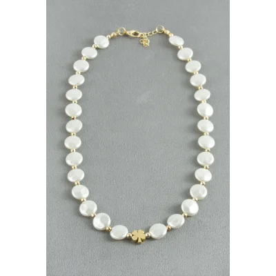 BUĞZ Yonca İnci Kolye