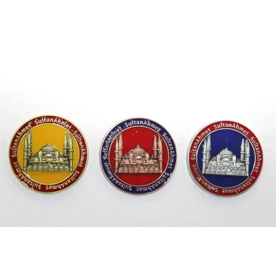 BUĞZ Yöresel Sultanahmet Magnet Yuvarlak Tasarım