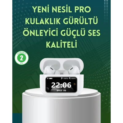  Yüksek Bass ve Güçlü Ses Özellikli Akıllı Bluetooth Kulaklık Dokunmatik Kontrol