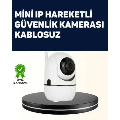 BUĞZ Yüksek Çözünürlüklü Hareket Takipli Kablosuz Güvenlik Kamerası – 1080P, Gece Görüşlü