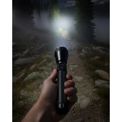 BUĞZ Yüksek Güçlü LED El Feneri Şarjlı 6000 Lümen Acil Durum Seti