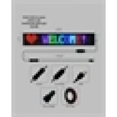 BUĞZ Yüksek Parlaklık Ayarlı RGB LED Ekran Kayan Yazı ve Grafik Destekli Esnek Panel - Lisinya