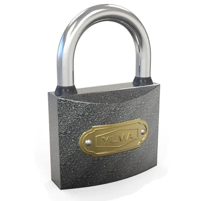  Yuma Gri Döküm Kısa Asma Kilit 32mm