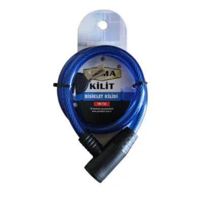 BUĞZ Yuma Ym-733 Mavi 65 Cm Bisiklet Kilidi - Lisinya