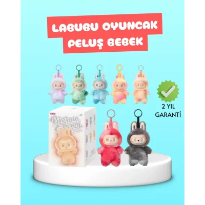 BUĞZ Yumuşak Dolgulu Labubu Karakter Peluş Oyuncak