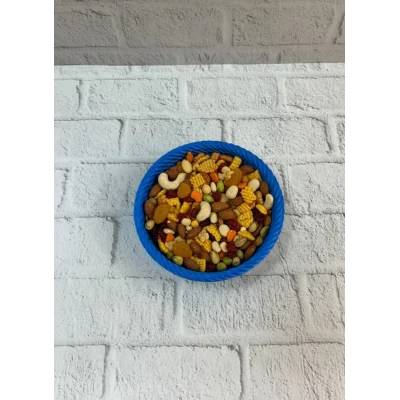 BUĞZ Yuvarlak Çerezlik Lacivert Salon ve Masa Üstü Sunum Kasesi - Lisinya