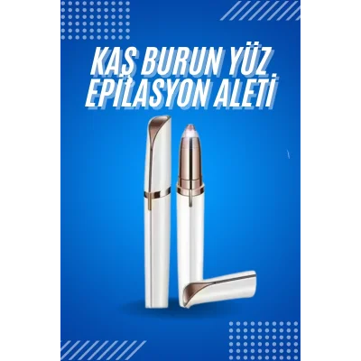  Yüz Epilatör Kıl Kaş Bıyık Tüy Alma Aleti Kaş Bıyık Alma Epilatörü