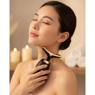 BUĞZ Yüz Ve Boyun Kırşıklık Giderici Ems Güzellik Cihazı Yüz Masaj Aleti