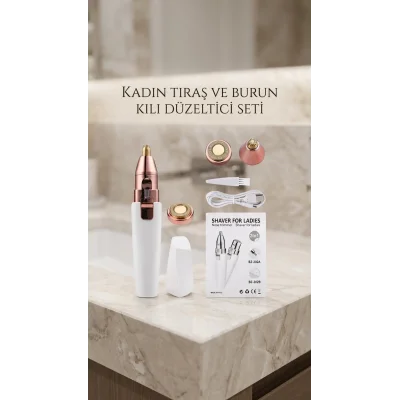 BUĞZ Yüz ve Kaş Epilatörü Tüy Alma Aleti Pratik Kullanım