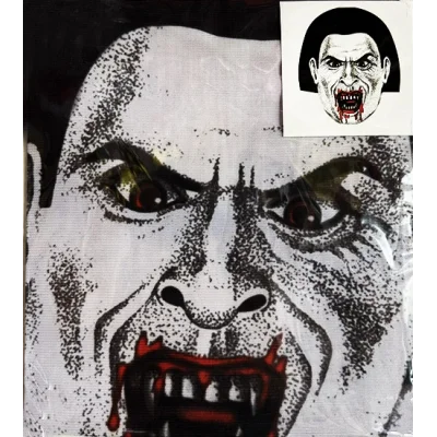 BUĞZ YÜZE YAPIŞAN KAFAYA TAM GEÇMELI STREÇ KANLI VAMPIR MASKE