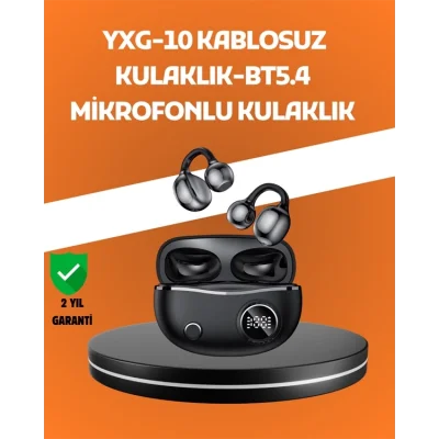  YXG10 Açık Kulak Bluetooth Kulaklık – Klipsli, Güvenli Spor Tasarım, 30 Saat Pil
